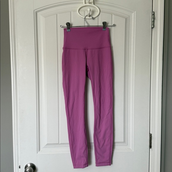 Lululemon - Wunder Under High-Rise Tight 25" Full-On Luxtreme - Magenta Glow - 2 - Picture 7 of 12